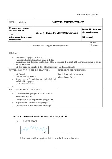 FICHE 11 Dangers des combustions  SPO docx