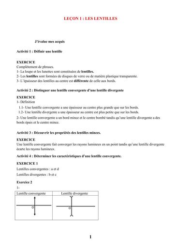 Corrigé Manuel de Physique Chimie 3ième collection SuperNova by Tehua