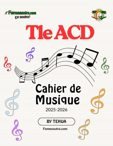 COURS EDUCATION MUSICALE Tle ACD EN By TEHUA
