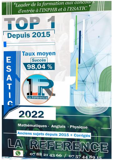 DOCUMENT DE PREPARATION AU CONCOURS DE L ESATIC 2022