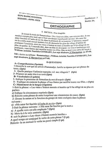 Bepc Blanc 2023 Dictée questions seguela by Tehua.pdf