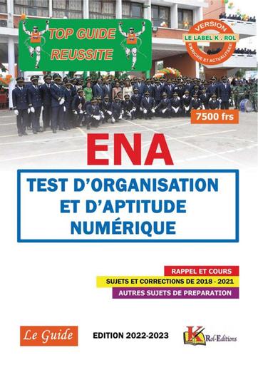 ENA A4 Test d'Organisation et aptitude numerique by TEHUA
