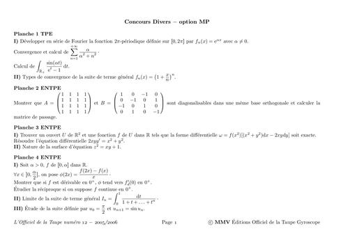Show 05 MP Divers Math 57