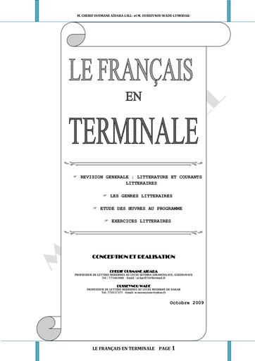 LE FRANCAIS EN TERMINALE by tehua.pdf