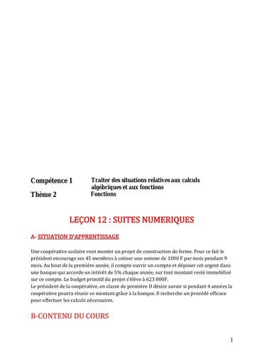 SUPPORT DE COURS MATHS 1iere D FINAL 2024 by Tehua