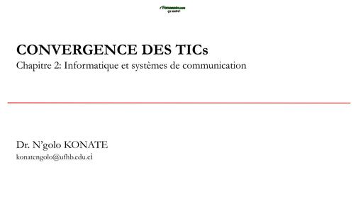 COURS D'INFORMATIQUE CHAP 2 INFORMATIQUE ET SYSTEME DE COMMUNICATION BY TEHUA