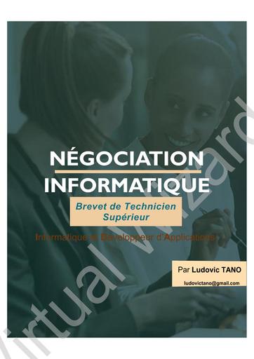COURS NEGOCIATION INFORMATIQUE - INC