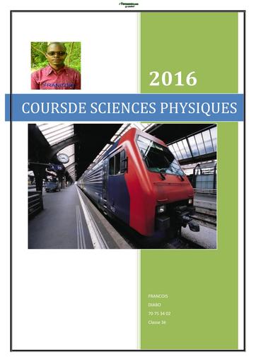 Cours de sciences physiques 3ème By Tehua