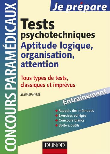 Je prépare les tests spychotechniques Ed DUNOD