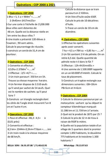 Prepa CEPE 2024 Maths by Tehua