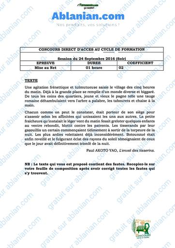 FP mise au net 2 concours administratif 2016 BY TEHUA
