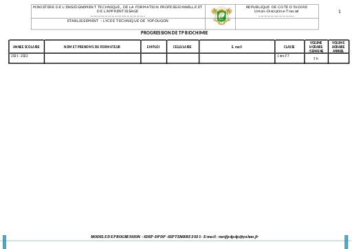 TP Biochimie 1ère F7