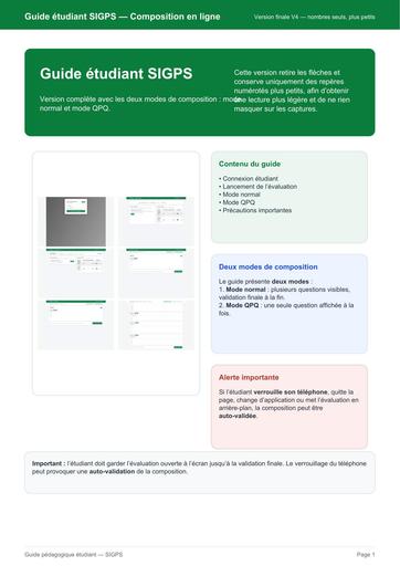 INFAS GUIDE EVALUATION EN LIGNE ETUDIANT By TEHUA