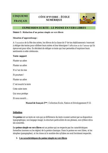 3 5e Rédiger un poème simple