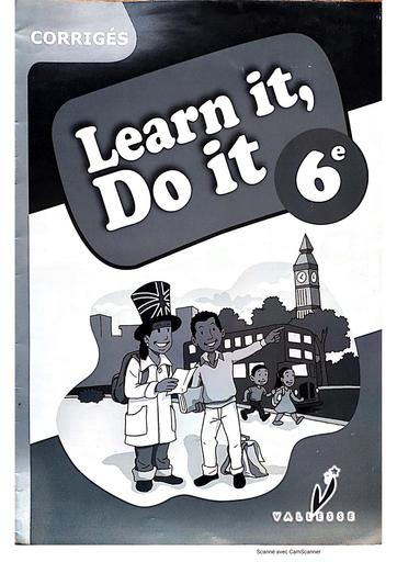 Learn it Do it 6e corrigé by Tehua
