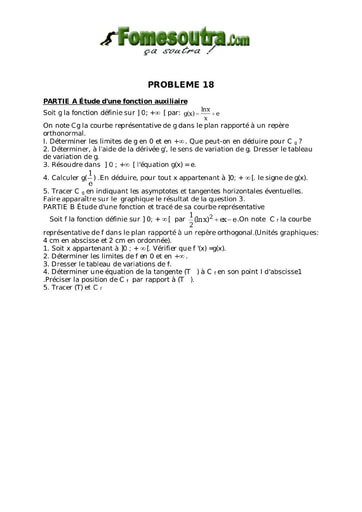 TP 2 Fonction Logarithme Népérien niveau Terminale Scientifique