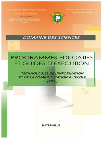 Programmes éducatifs et guides d’exécution TICE niveau Maternelle