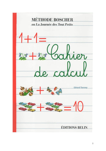 Méthode Boscher   Cahier de Calcul