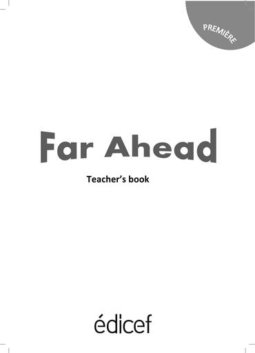FarAhead TeachersBook 1ière