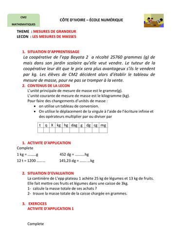 10- CM2-Les mesures de masses.pdf