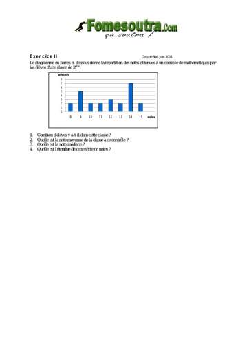 Sujet TP 2 Statistique maths niveau 3eme