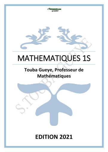 Livre Maths 1ère COURS ET EXOby TEHUA
