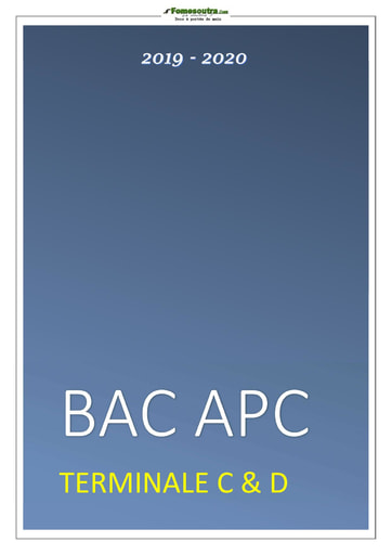 Fascicule de Physique-Chimie BAC APC Terminale C et D 2019-2020