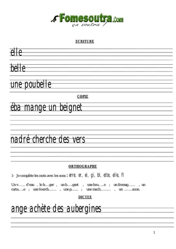 Evaluation Maths - Orthographe - EDHC - Vocabulaire CP2